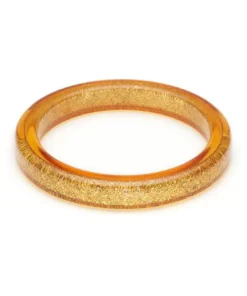 Splendette Pale Gold Glitter Bangle