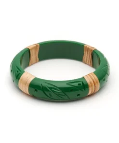 Splendette Parakeet Cane Light Cane Bangle - Midi