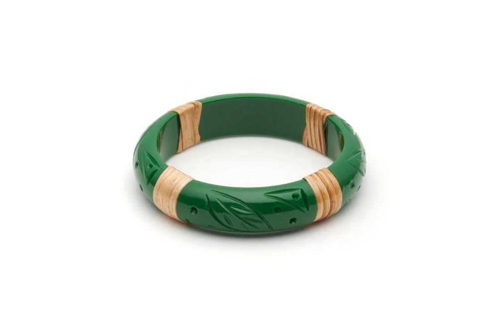 Splendette Parakeet Cane Light Cane Bangle - Midi