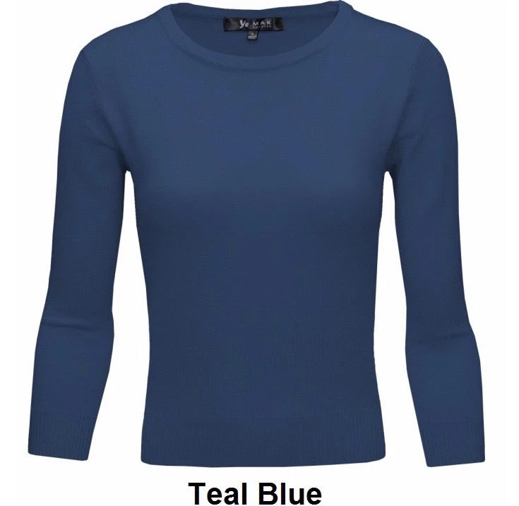 MAK 3/4 Sleeve Crewneck Sweater - Various Colours 4 MAK 3/4 Sleeve Crewneck Sweater - Various Colours