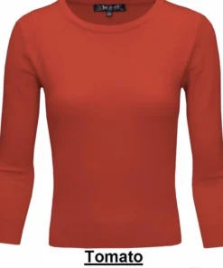 MAK 3/4 Sleeve Crewneck Sweater - Various Colours 8 MAK 3/4 Sleeve Crewneck Sweater - Various Colours