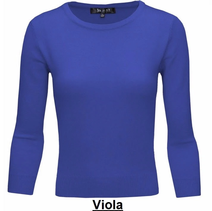 MAK 3/4 Sleeve Crewneck Sweater - Various Colours 6 MAK 3/4 Sleeve Crewneck Sweater - Various Colours