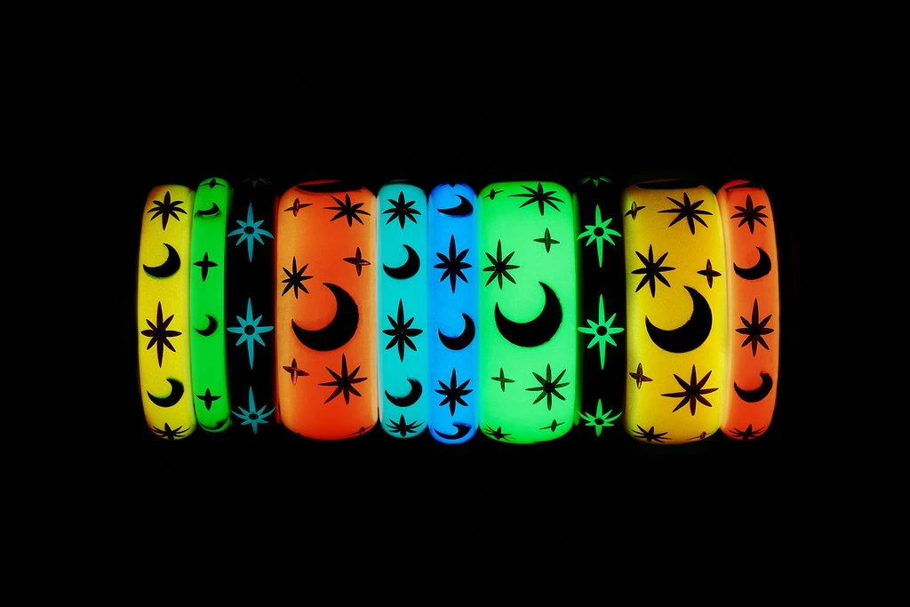 Splendette Spirit Moon Bangle - Wide 6 Splendette Spirit Moon Bangle - Wide