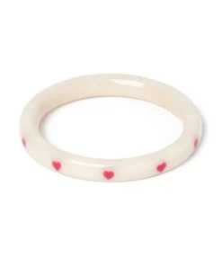 Splendette Valentine's Sugar Heart Bangle Narrow
