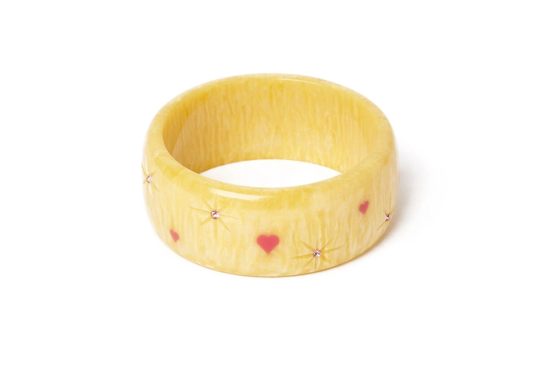 Splendette Valentine's Honey Bunch Starburst Bangle Extra Wide - Duchess 3 Splendette Valentine's Honey Bunch Starburst Bangle Extra Wide - Duchess