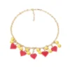 Splendette Valentine's Honey Bunch Heart Necklace