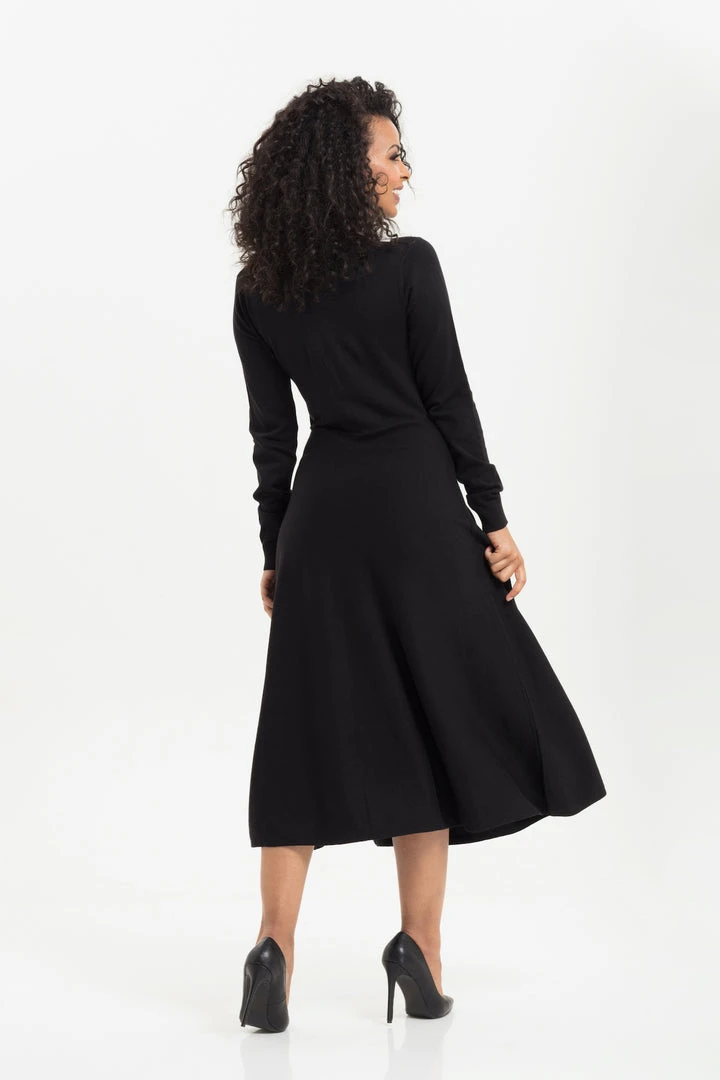 Voodoo Vixen Sofia Houndstooth Knit Dress 4 Voodoo Vixen Sofia Houndstooth Knit Dress