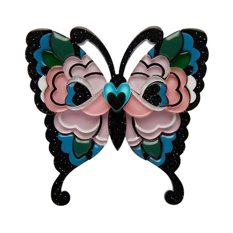 Erstwilder X Mimsy Fright Of The Butterfly Brooch 3 Erstwilder X Mimsy Fright Of The Butterfly Brooch