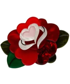 Erstwilder X Mimsy Roses Are Red Brooch