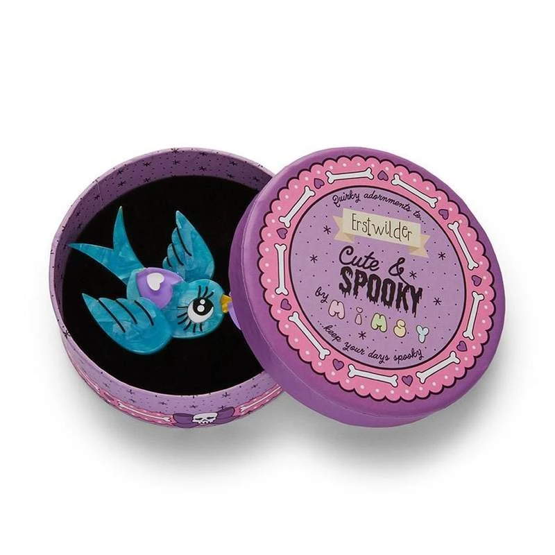 Erstwilder X Mimsy Piper The Love Bird Brooch 4 Erstwilder X Mimsy Piper The Love Bird Brooch