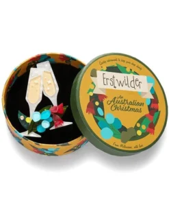 Erstwilder An Australian Christmas A Champagne Christmas Brooch