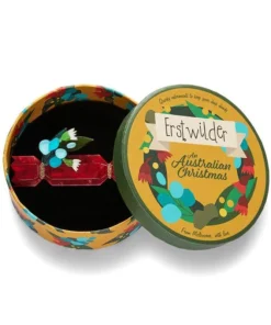 Erstwilder An Australian Christmas Bush Bon Bon Brooch