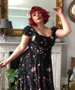 Collectif Carmen Tipsy Elephants Dress