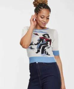 Collectif Chrissie Rodeo Dancer Knit Top