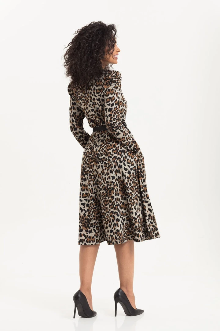 Voodoo Vixen Dita Leopard Print Dress 4 Voodoo Vixen Dita Leopard Print Dress