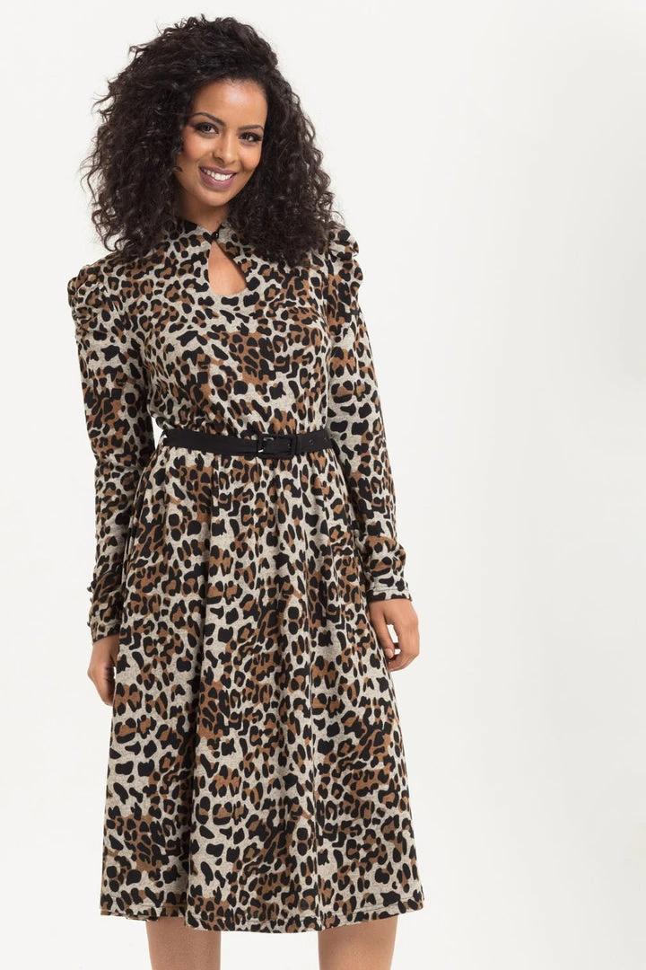 Voodoo Vixen Dita Leopard Print Dress 3 Voodoo Vixen Dita Leopard Print Dress