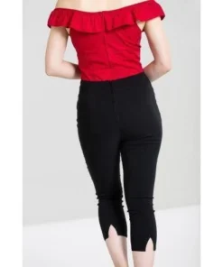 Hell Bunny Tina Capris - Black