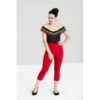Hell Bunny Tina Capris - Red 2 Hell Bunny Tina Capris - Red