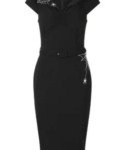 Hell Bunny Miss Muffet Pencil Dress