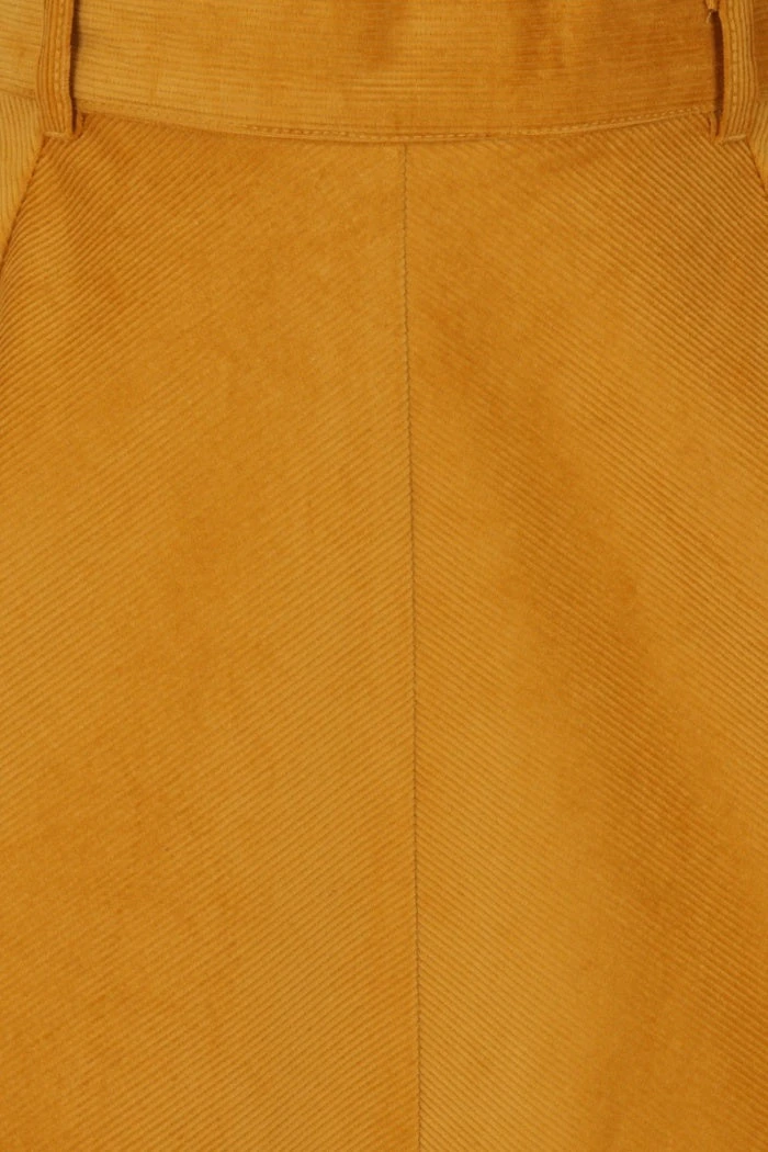 Hell Bunny Jefferson Corduroy Skirt - Mustard 7 Hell Bunny Jefferson Corduroy Skirt - Mustard