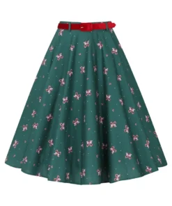 Hell Bunny Beth Christmas Skirt