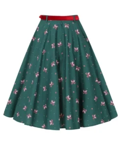 Hell Bunny Beth Christmas Skirt