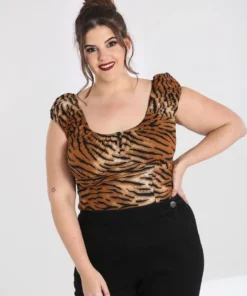 Hell Bunny Tora Top - Tiger 11 Hell Bunny Tora Top - Tiger