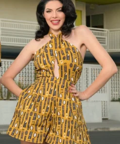 Boulevard Nights Romper - Tiki Charlie