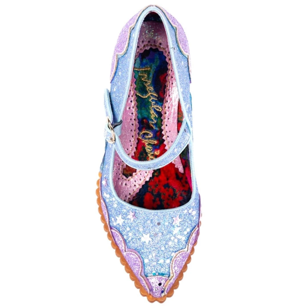 Irregular Choice Shortie Bread Shoes - Lavender & Blue 5 Irregular Choice Shortie Bread Shoes - Lavender & Blue