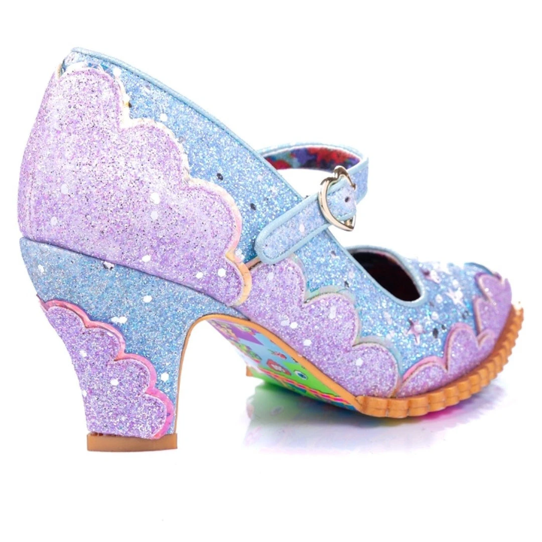 Irregular Choice Shortie Bread Shoes - Lavender & Blue 4 Irregular Choice Shortie Bread Shoes - Lavender & Blue