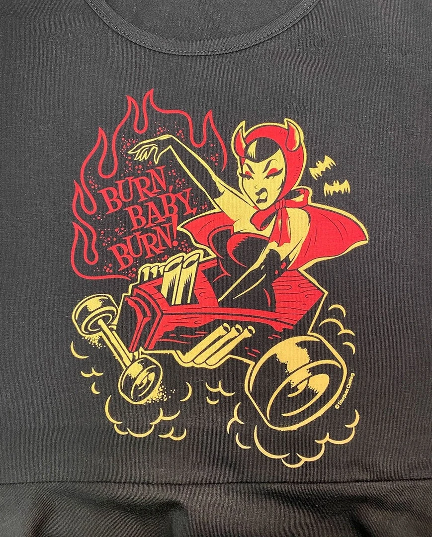 Sourpuss Clothing Sourpuss Burn Baby Burn Raglan Mini-Dress 6 Sourpuss Clothing Sourpuss Burn Baby Burn Raglan Mini-Dress