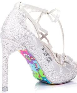 Irregular Choice Velvet Rope Shoes - White