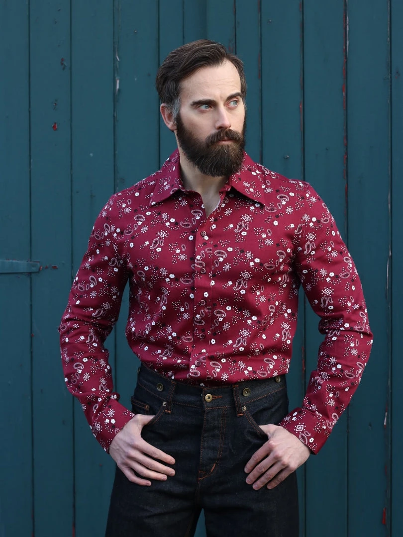 Collectif Jamie Men's Bandana Shirt 3 Collectif Jamie Men's Bandana Shirt