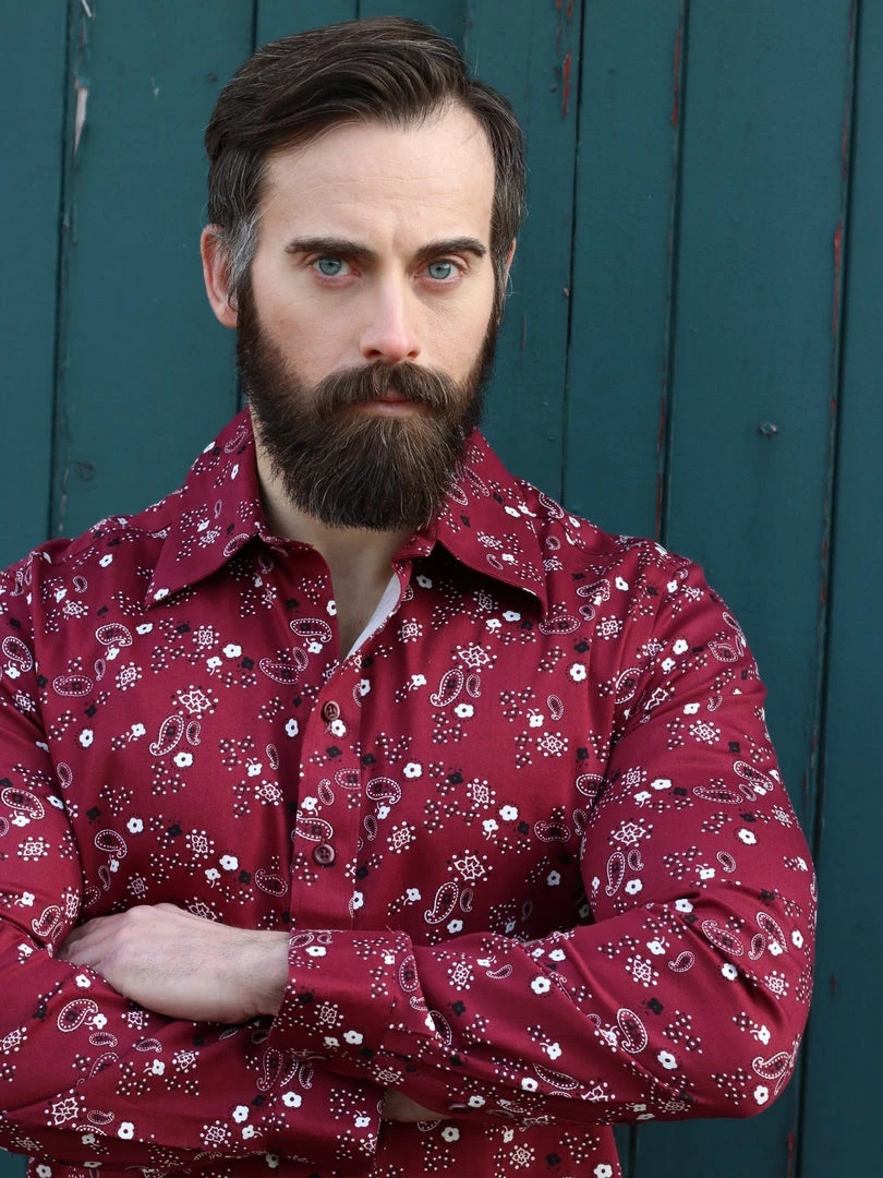 Collectif Jamie Men's Bandana Shirt 5 Collectif Jamie Men's Bandana Shirt