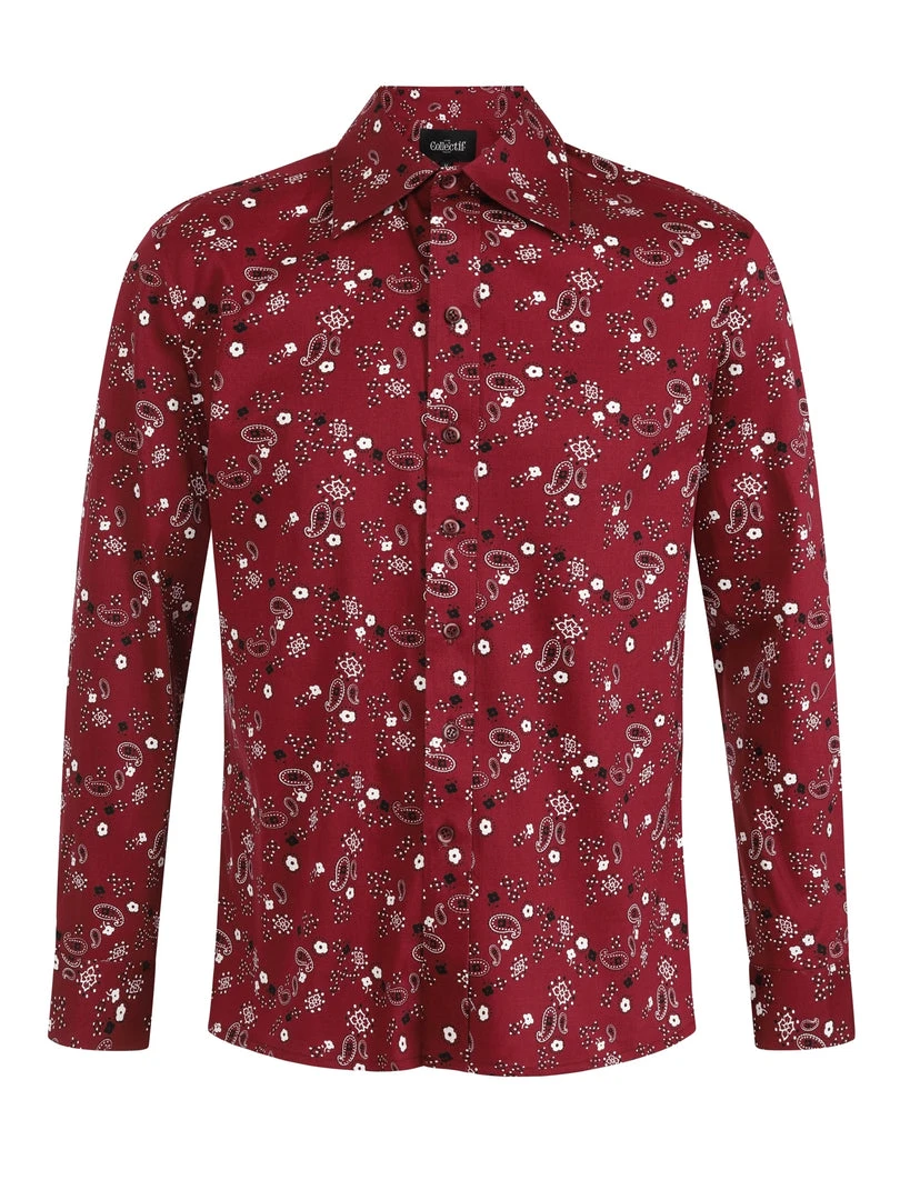 Collectif Jamie Men's Bandana Shirt 4 Collectif Jamie Men's Bandana Shirt