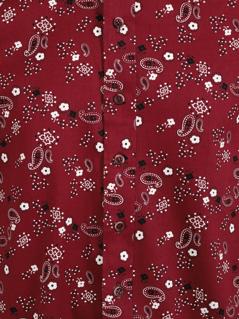 Collectif Jamie Men's Bandana Shirt 7 Collectif Jamie Men's Bandana Shirt