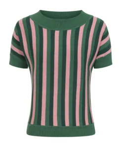 Collectif Joy Striped Knitted Sweater