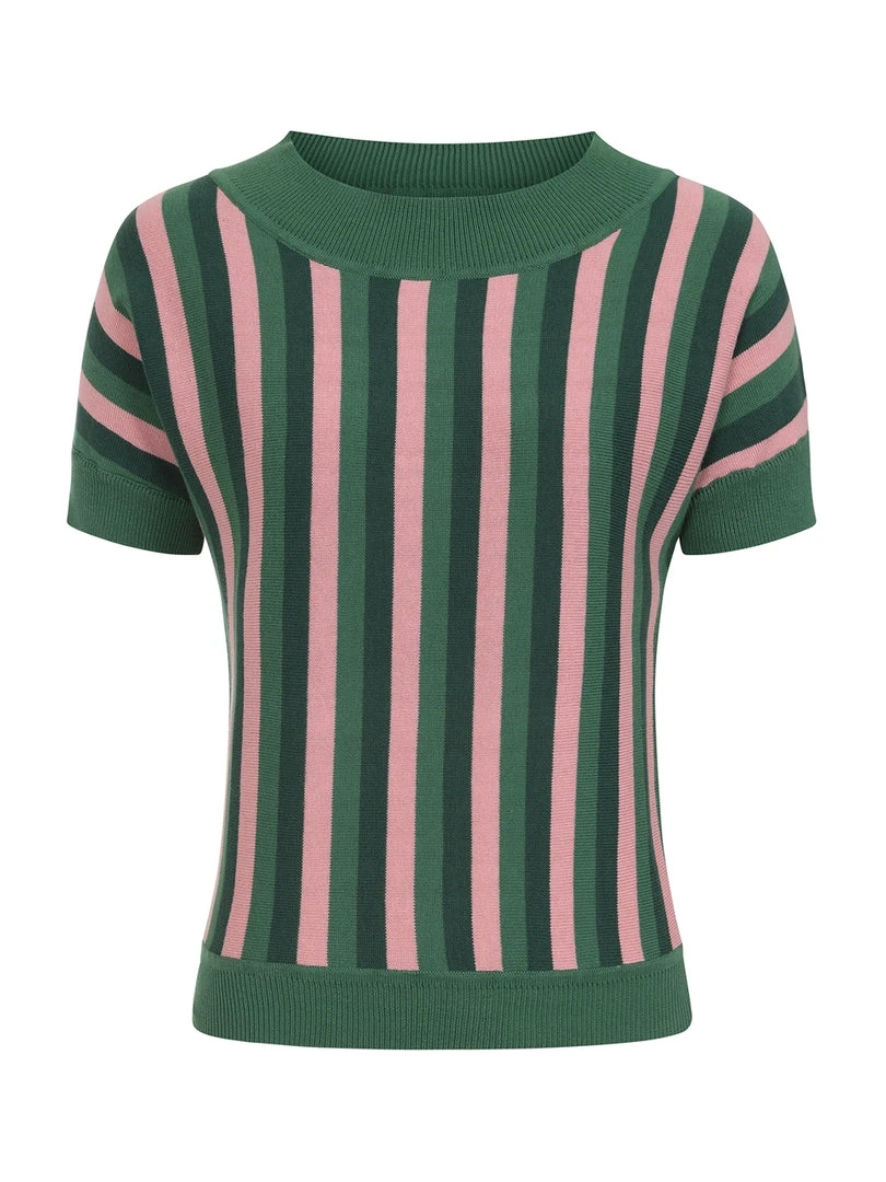 Collectif Joy Striped Knitted Sweater 3 Collectif Joy Striped Knitted Sweater