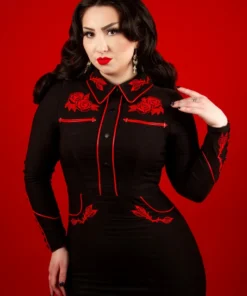 Bombshell Boutique 15 Dresses Katakomb June Pencil Dress - Black