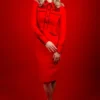 Dresses Katakomb June Pencil Dress - Red 2 Dresses Katakomb June Pencil Dress - Red