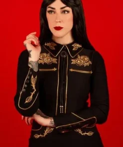 Dresses Katakomb June Pencil Dress - Black/Gold