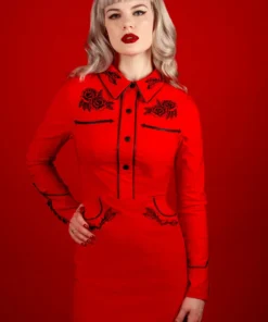 Dresses Katakomb June Pencil Dress - Red