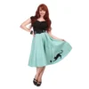Collectif Kitty Cat Swing Skirt