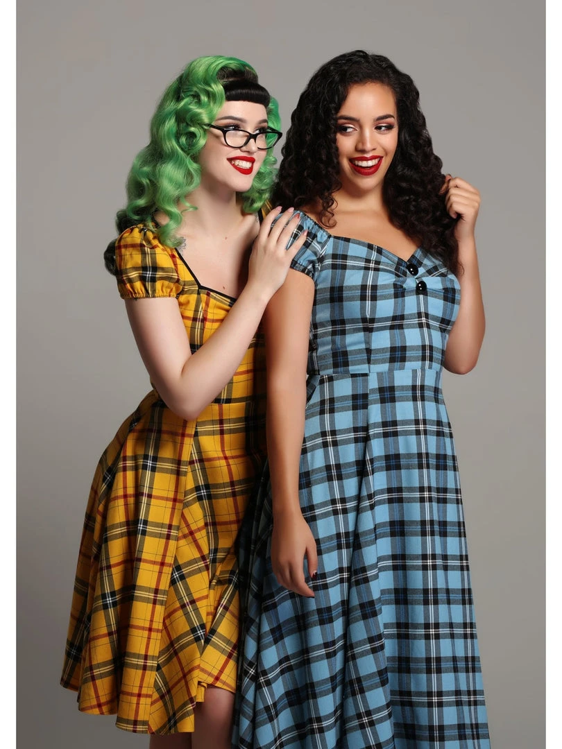 Collectif Mimi Clueless Check Doll Dress 4 Collectif Mimi Clueless Check Doll Dress