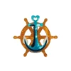 Erstwilder Nautical Minis Helm & Home Brooch
