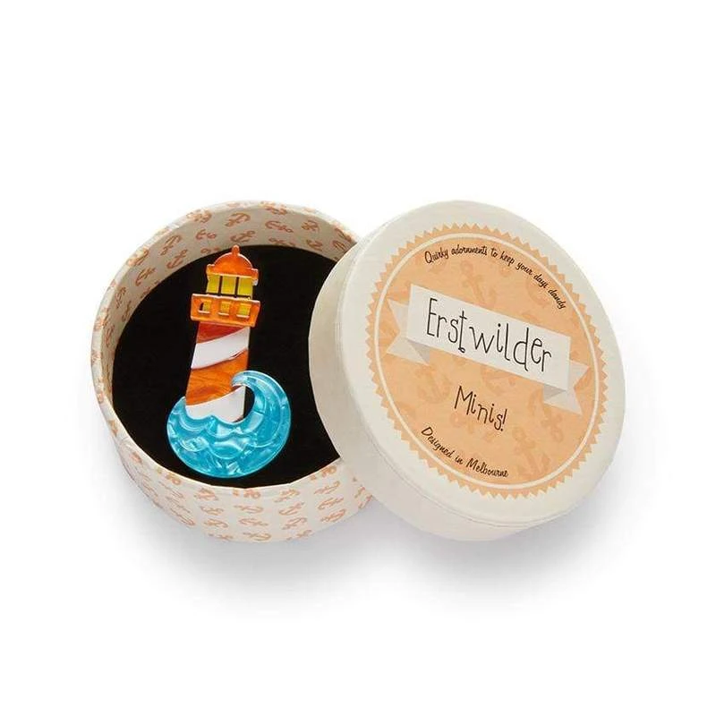 Erstwilder Nautical Minis Round The Twist Brooch 4 Erstwilder Nautical Minis Round The Twist Brooch