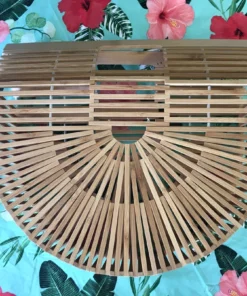 Suzie's Bombshell Boutique Bombshell Bamboo Tiki Purse - Natural Accessories