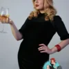 Collectif Wednesday Velvet Pencil Dress