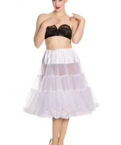 Hell Bunny Petticoat - White