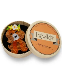 Erstwilder Puppy Love Brooch